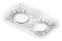 Встраиваемый светильник Ambrella Light S S234/2 W/CH/WH