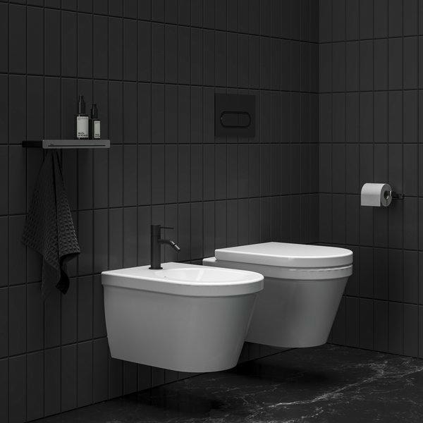 Смеситель для биде Ravak Espirit X070281 черный матовый