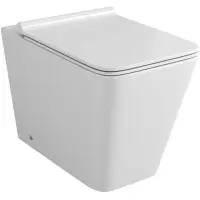 Приставной безободковый унитаз с сиденьем микролифт Grossman GR-PR4414S