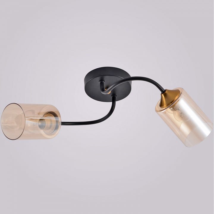 Накладной светильник Reluce 01608-1 01608-0.3-02 BK+BRASS