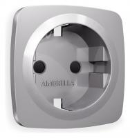 Накладка для розетки с заземлением и со шторками Ambrella Volt OMEGA OP5070