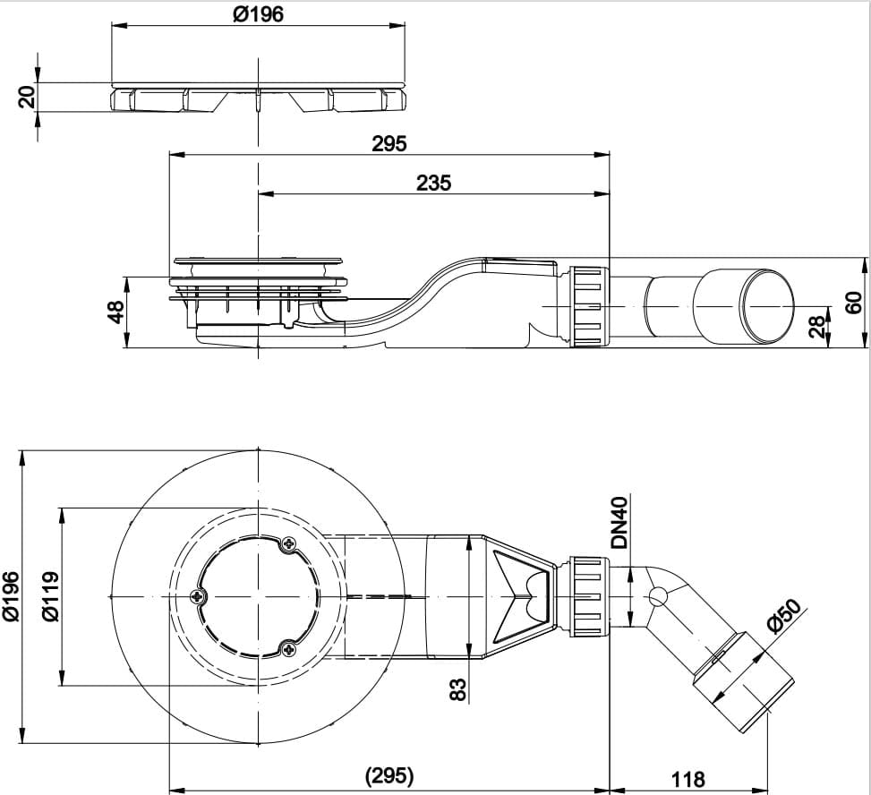 Сифон для ванны Bette Air 30 B524-000