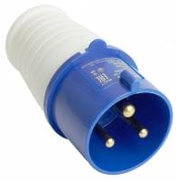 Вилка прямая 2P+PE Stekker  49427
