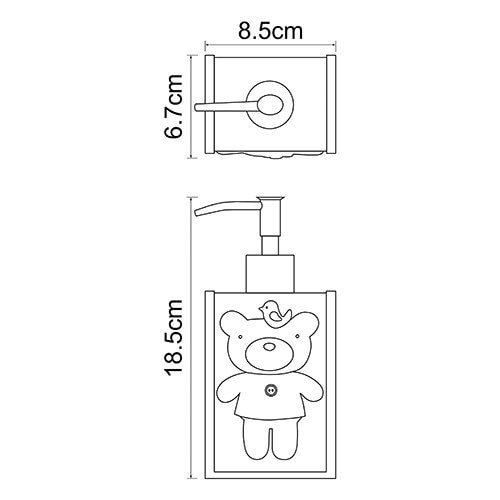 Дозатор для жидкого мыла WasserKraft K-3499