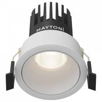 Встраиваемый светильник Maytoni Technical Омут DL115-10W-4K-W