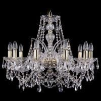 Подвесная люстра Bohemia Ivele Crystal 1411 1411/10/240/G
