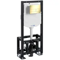 Инсталляция для унитаза WasserKRAFT Dill 61 61TLT.010.ME.PG04 с кнопкой смыва, золотой