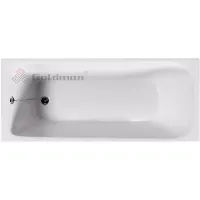 Ванна чугунная Goldman Comfort CF15070 150x70 см, белый