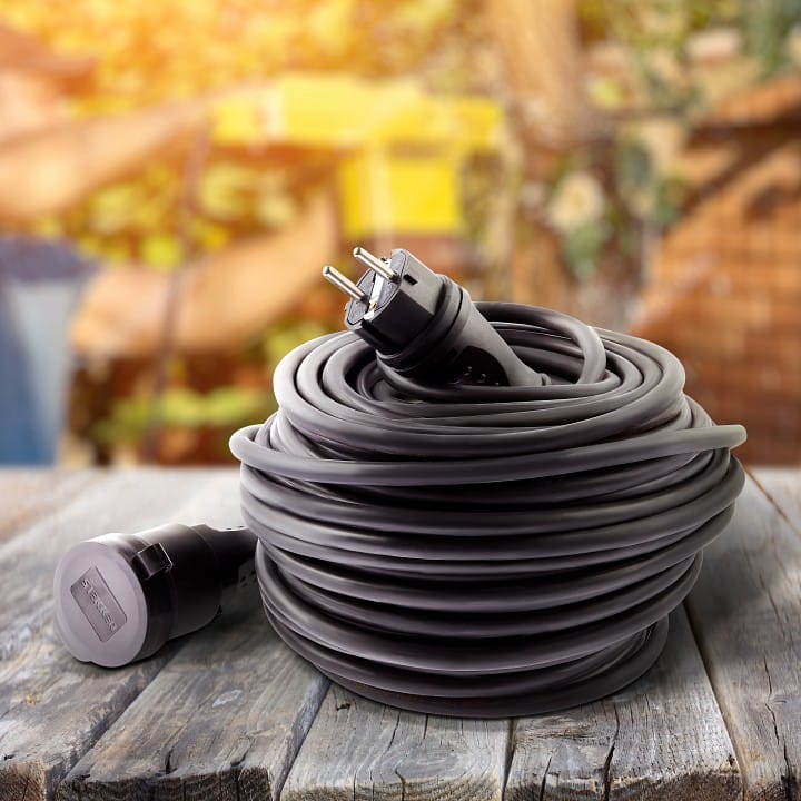 Удлинитель Эра  UPx-1e-3x2,5-30m-IP44(KG)