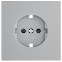 Накладка для розетки с заземлением и со шторками Voltum S70 VLS000716