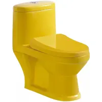 Унитаз-компакт GID Tr2192-Y детский, с сиденьем микролифт, желтый