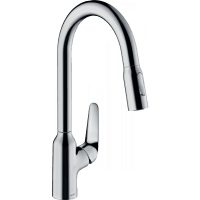 Смеситель для кухни hansgrohe Focus M42 220 2jet sBox 71820000 хром с вытяжным душем