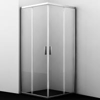 Душевой уголок WasserKRAFT Lippe 45S02 80x80 профиль хром стекло прозрачное