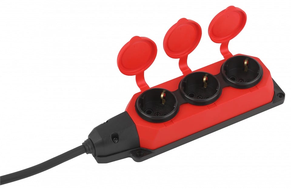 Удлинитель Эра  UK-3e-3x1,5-40m-IP44(KG)