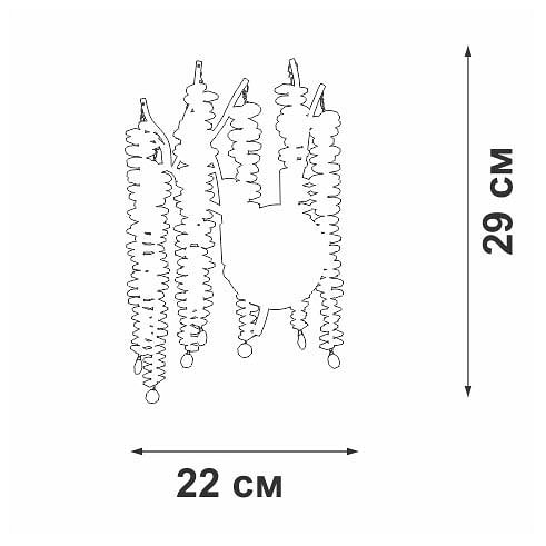 Бра Vitaluce V2855 V2855-1/2A