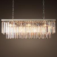 Подвесная люстра Imperiumloft Rh 1920S Odeon Clear Glass Fringe 155093-22