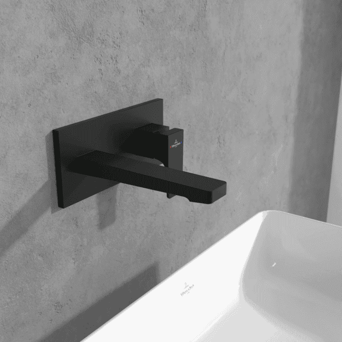 Смеситель для раковины Villeroy&Boch Architectura Square TVW125003000K5 черный матовый