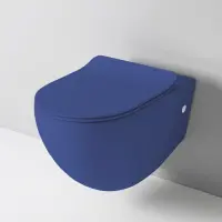 Унитаз подвесной Artceram File 2.0 FLV004 16 00 blu zaffiro безободковый, сапфир