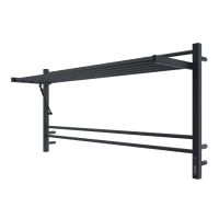 Полотенцесушитель электрический Terminus Горизонт П8 1200х600 КС 4670078543349 черный муар