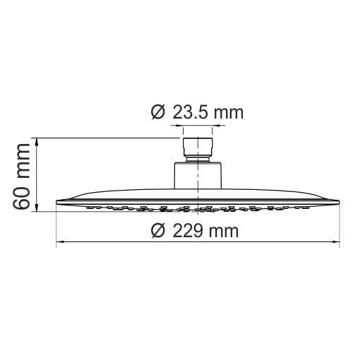 Верхний душ WasserKRAFT A115