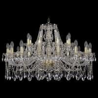 Подвесная люстра Bohemia Ivele Crystal 1413 1413/16+8/360/G