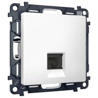 Розетка Ethernet RJ-45 и со шторками, без рамки Ambrella Volt ALFA MA132005