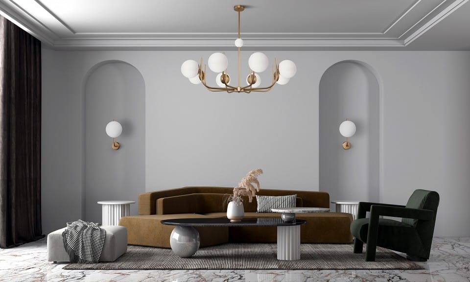 Люстра на штанге Maytoni Рандеву MOD109PL-08BS