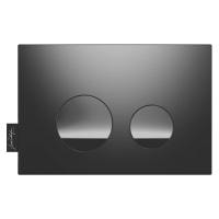 Клавиша смыва Jacob Delafon E38068-BMT черная матовая