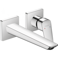 Смеситель для раковины настенный hansgrohe Logis Fine 71256000 хром
