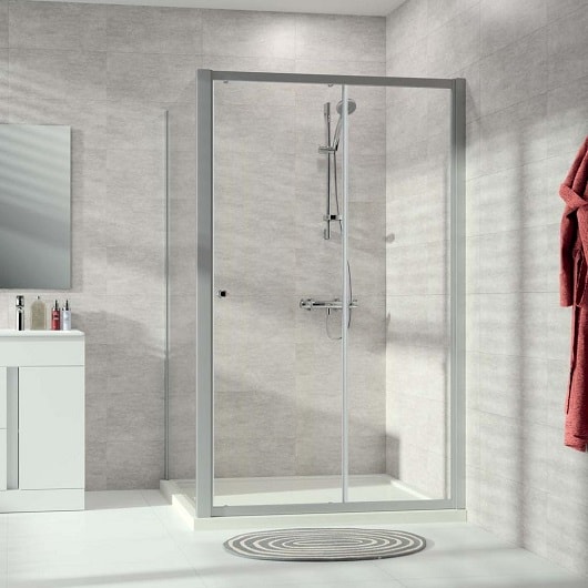 Душевая перегородка Huppe Alpha 2 Elegance A20505.087.321 матовое серебро