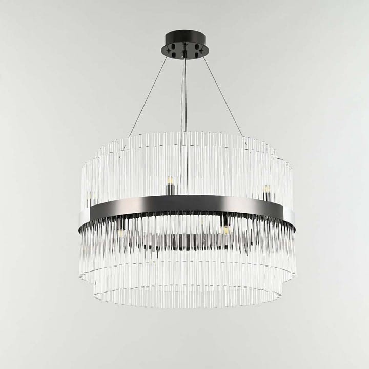 Подвесная люстра Arte Milano Бари 430110.600.12.G9.C1 BK