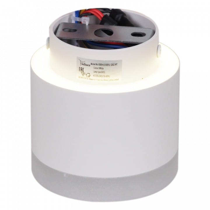 Накладной светильник Reluce Technical 53004 53004-9.5-001IL GX53+LED3W WT