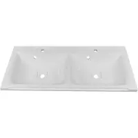 Раковина Misty Комфорт 5211120 120,3x45 см, накладная, белый