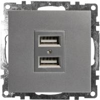 Розетка USB без рамки Stekker Катрин 39588
