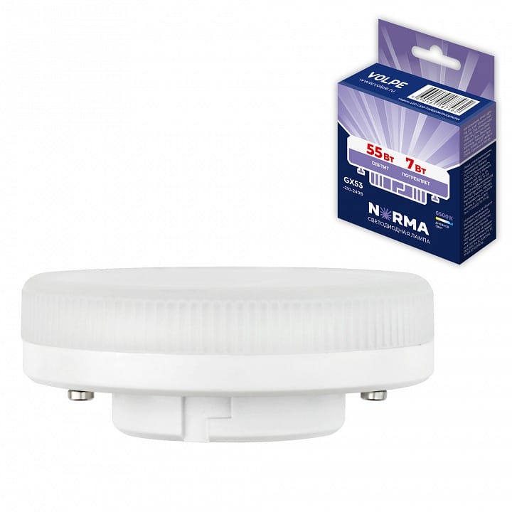 Лампа светодиодная Volpe LED-GX53 GX53 7Вт 6500K UL-00011425