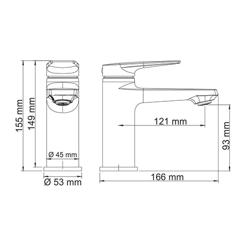 Смеситель для раковины WasserKraft Lopau 3203