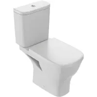 Унитаз-компакт Jacob Delafon Struktura UJAJ102-WTE + ETAG212-WTE + E70024-WTE безободковый, с сиденьем микролифт, белый