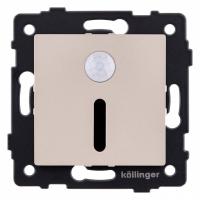 Заглушка для поста с подсветкой, без рамки Kollinger  REA-045GD