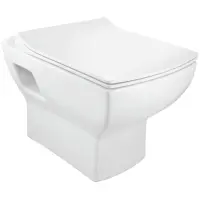 Унитаз подвесной Jaquar Lyric LYS-WHT-38951UFSM с сиденьем микролифт, белый