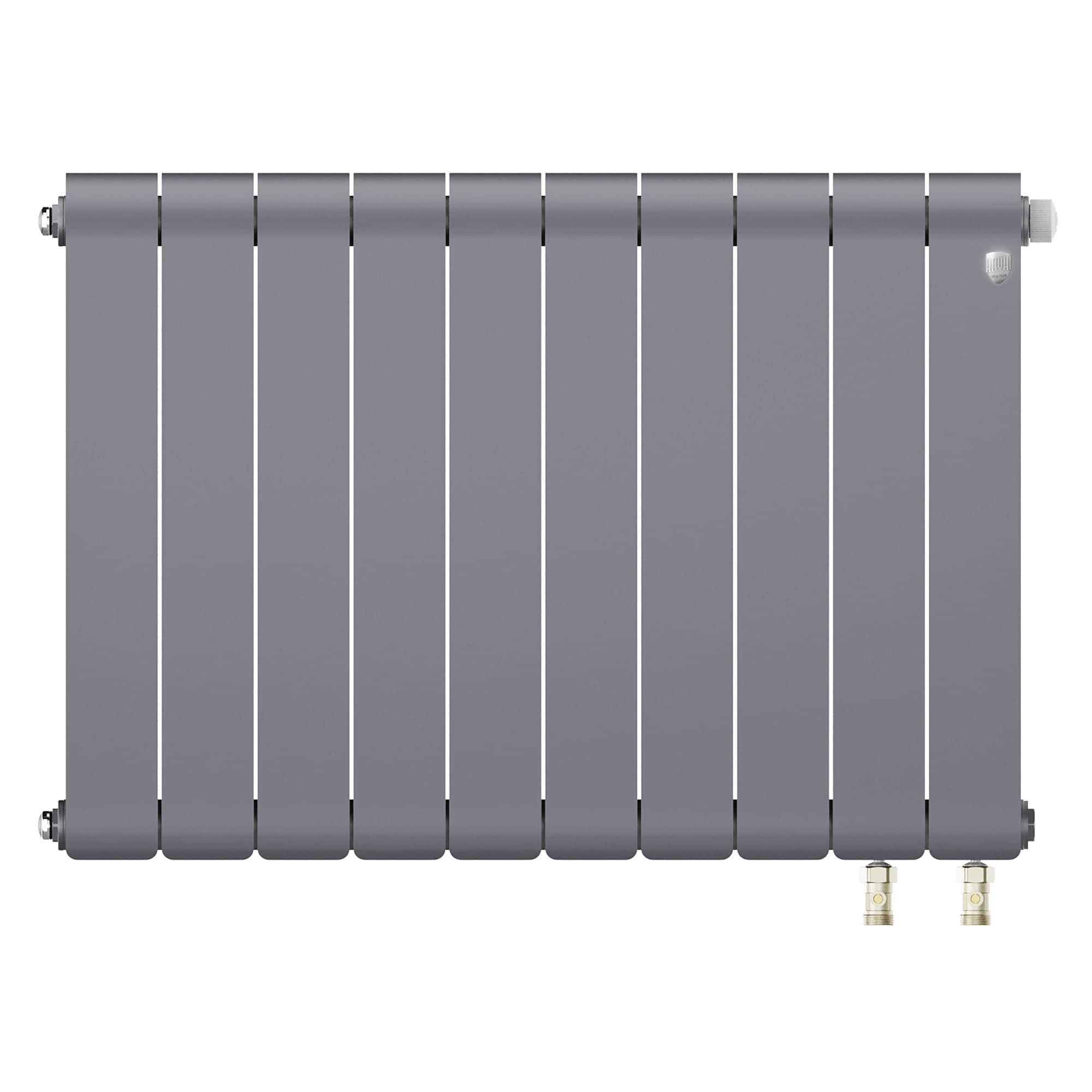 Радиатор биметаллический Royal Thermo Infinity 500 Silver Satin VR80 - 10 секц.