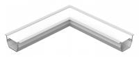 Соединитель угловые L-образный встраиваемый 6063 LINE 3525 IN 0273001