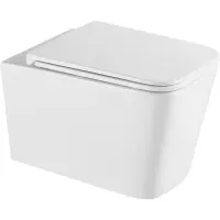 Унитаз подвесной Vincea Q-Line VT1-12T безободковый, торнадо, с сиденьем микролифт, белый