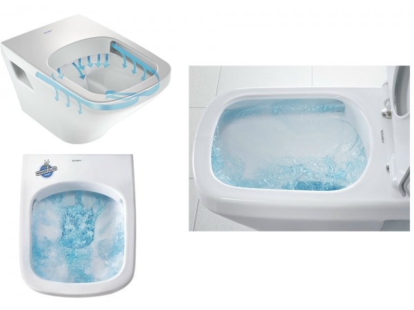 Унитаз подвесной Duravit ME by Starck Rimless 45290900A1 (2529090000+0020090000) с сиденьем микролифт