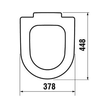 Сиденье для унитаза Jika Mio 8927113000009