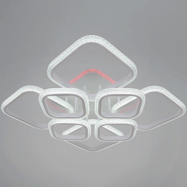 Потолочная люстра Reluce 06335 06335-0.3-4+4A WH (RGB)