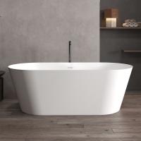 Ванна из искусственного камня Abber Stein 170x80 AS9605 белая матовая