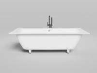 Ванна из искусственного камня Salini Orlando Axis 190x80 103211GF покраска по RAL полностью