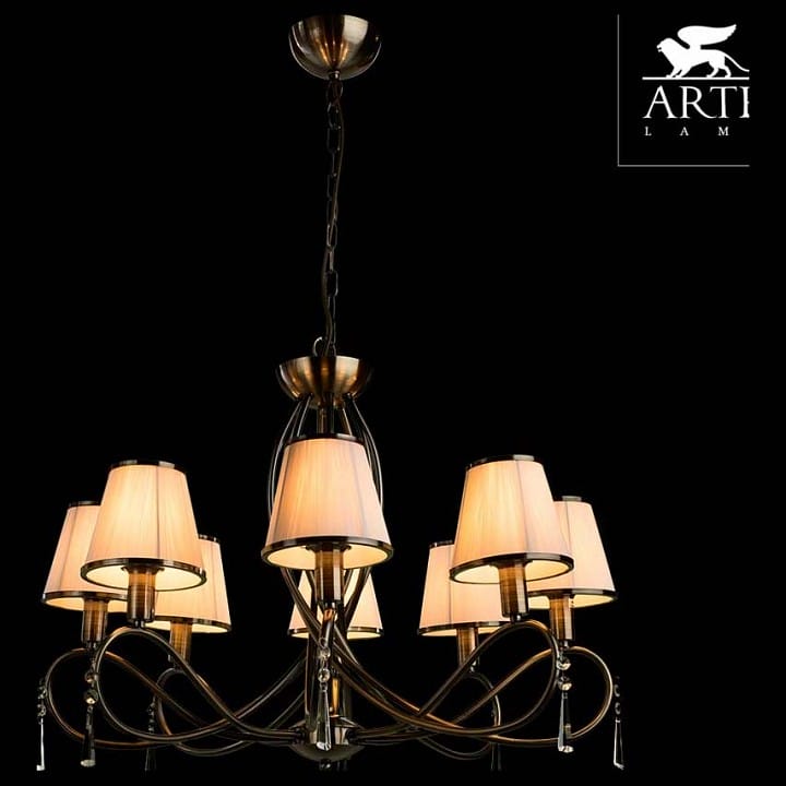 Подвесная люстра Arte Lamp Logico A1035LM-8AB