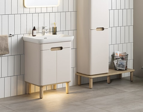 Тумба с раковиной Vitra Sento 60822