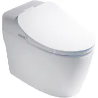 Электронный унитаз-биде напольный Timo ТЕ-721 торнадо, с сиденьем микролифт, белый